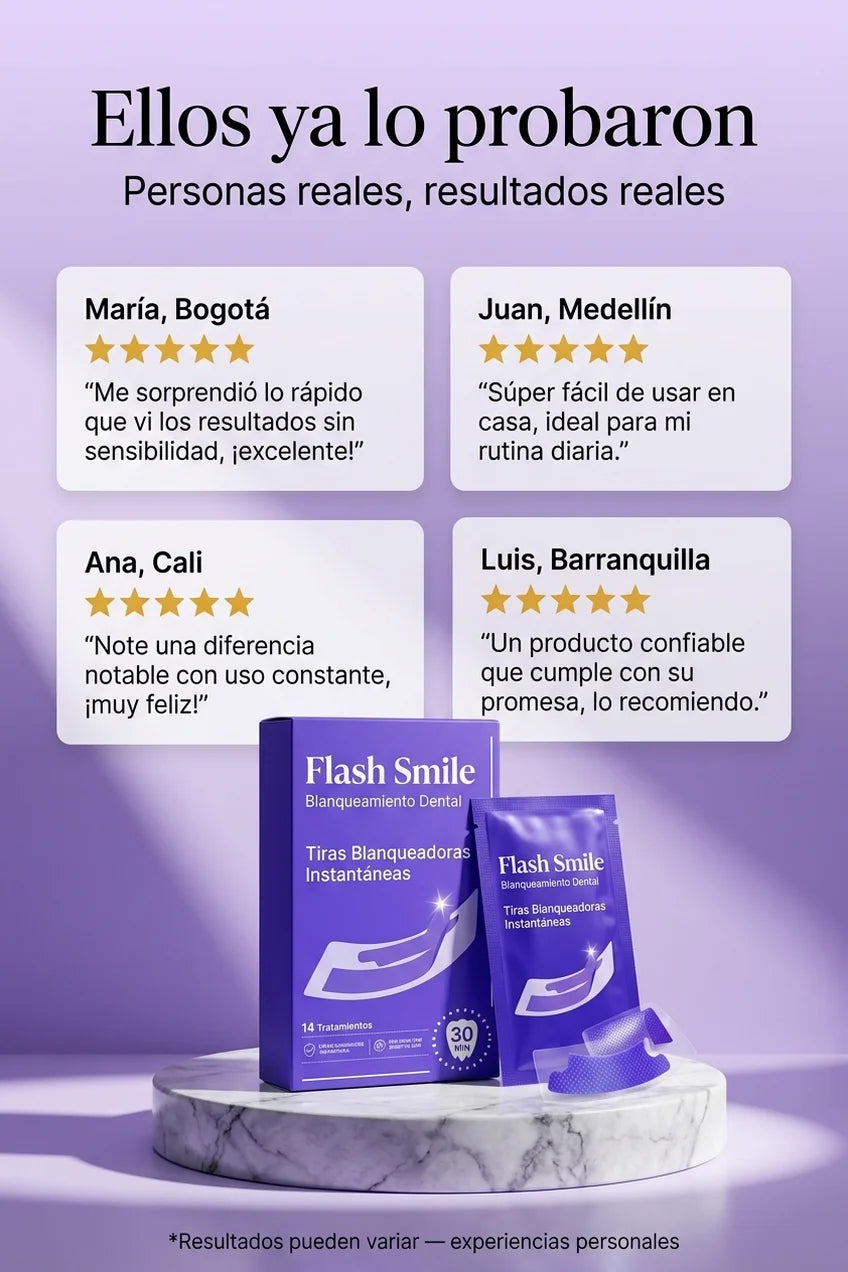 Flash Smile - Testimonios